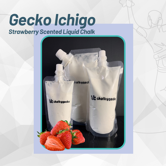 gecko Ichigo - Strawberry Scented Liquid Chalk